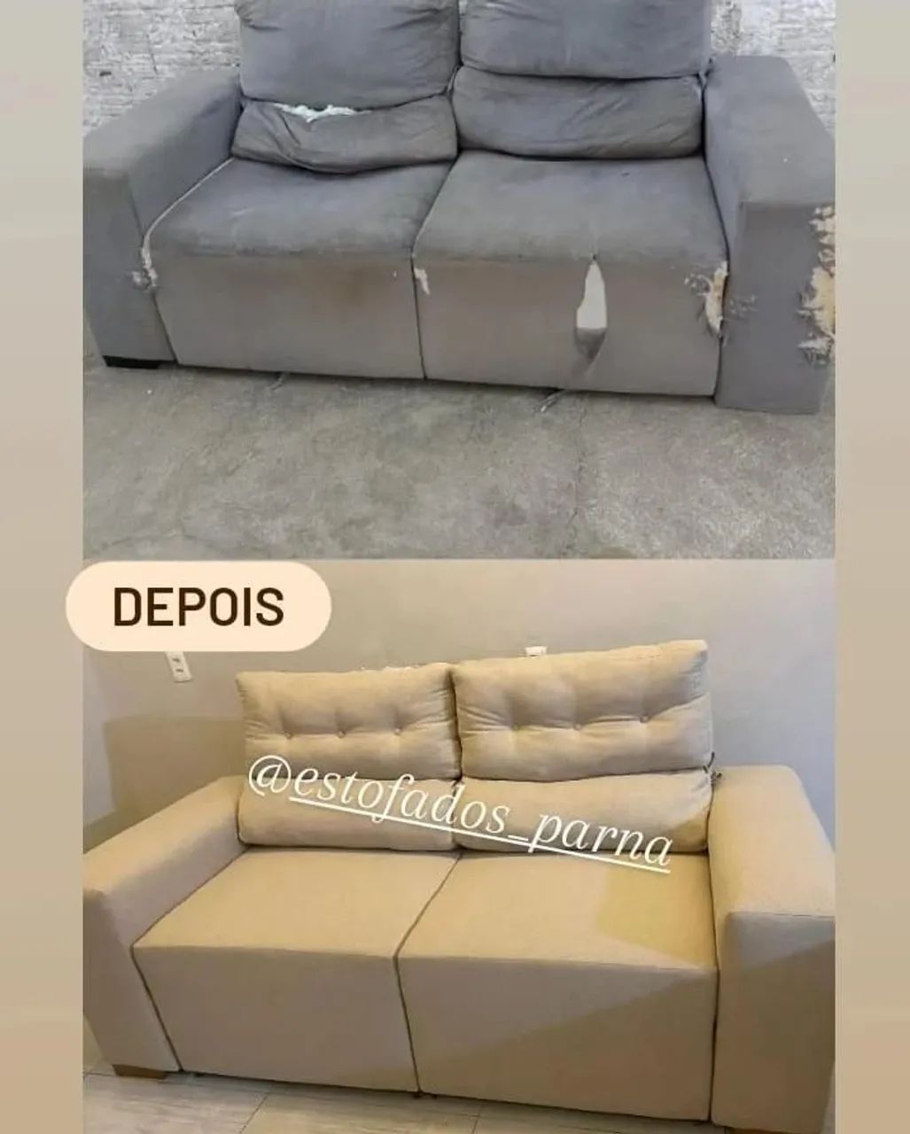 Reforma Sofá velho? deixa ele novo AQUI  - Foto 3