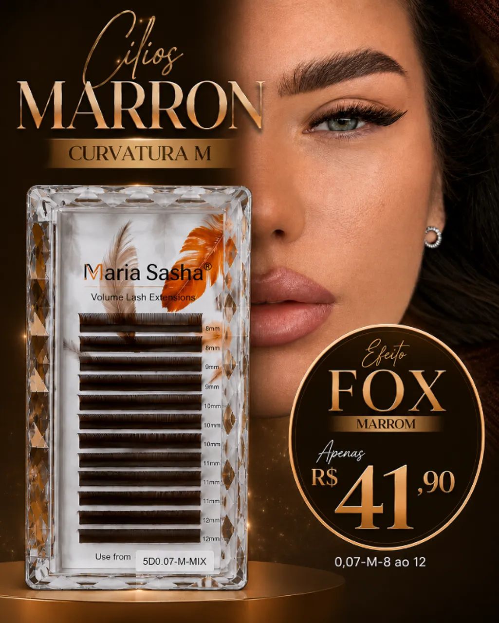 Cílios Marrom - Foto 3