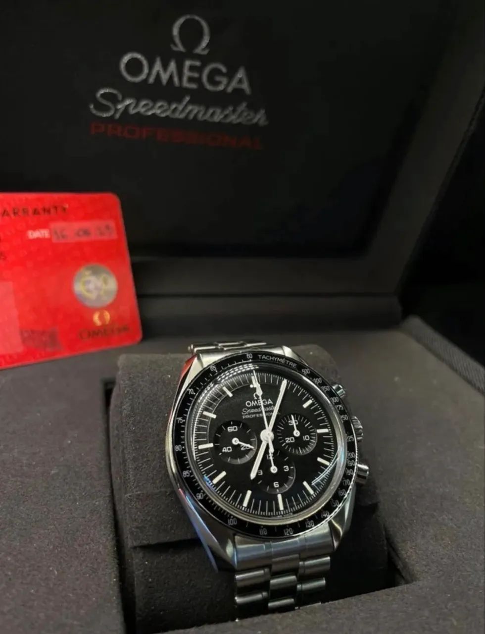 Omega Speedmaster Moonwatch Professional Hesalite 2025 - Completo - Foto 4
