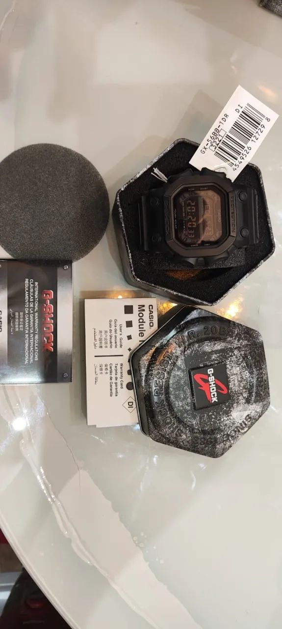 Relógio G-Shock Preto Masculino GX-56BB-1DR - Foto 3