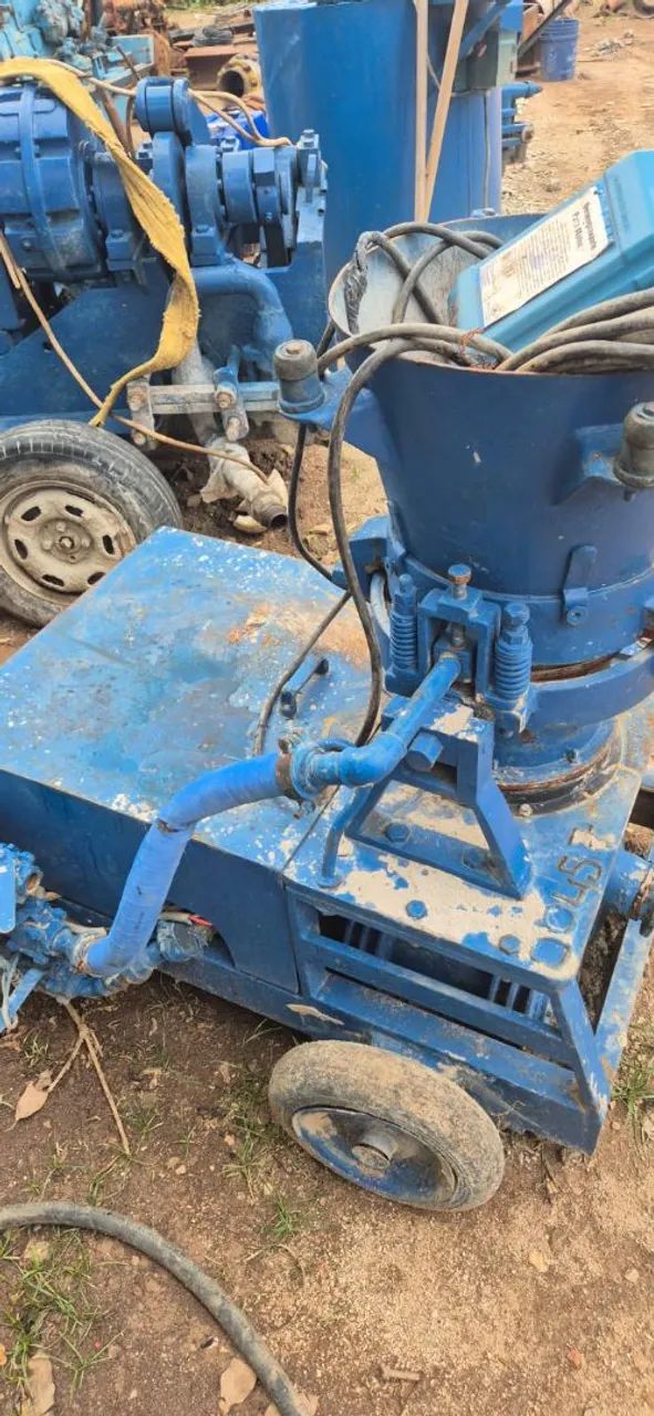 Bomba de projetado via seca CP-3 .<br>35.000,00.
