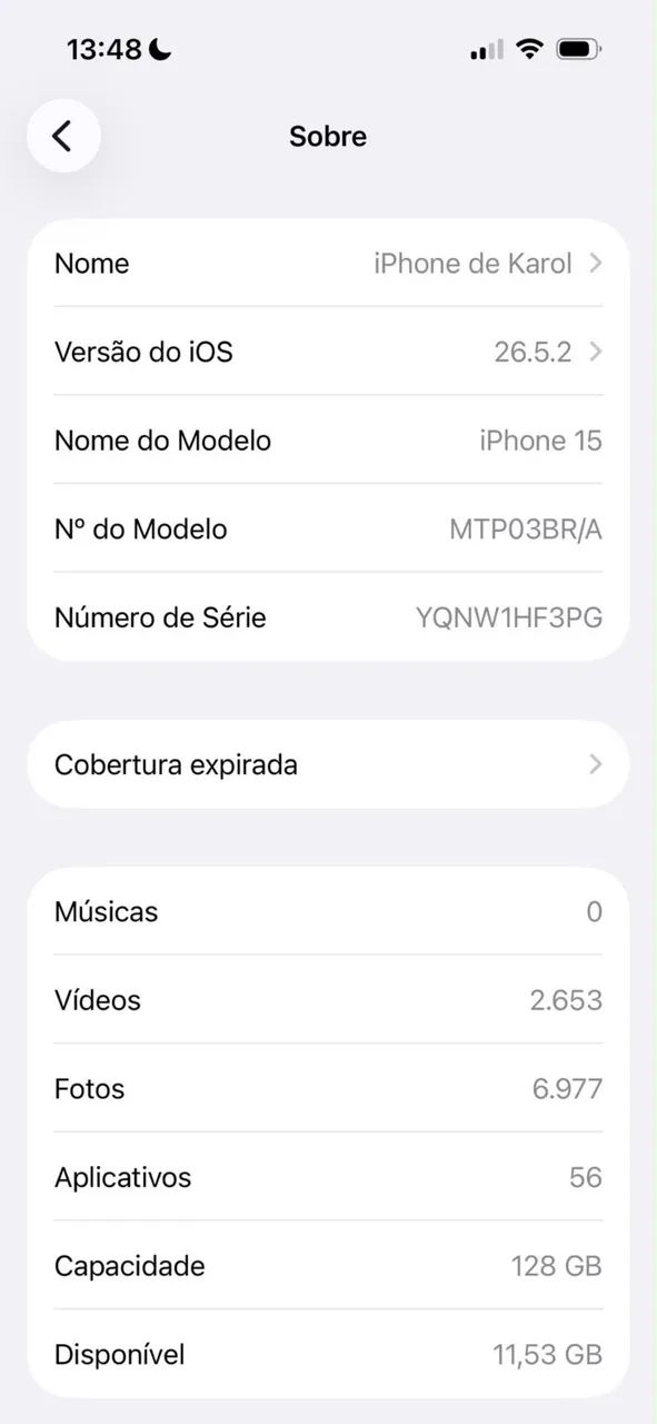 iPhone 15 - 90% Bateria - 128GB - Foto 3