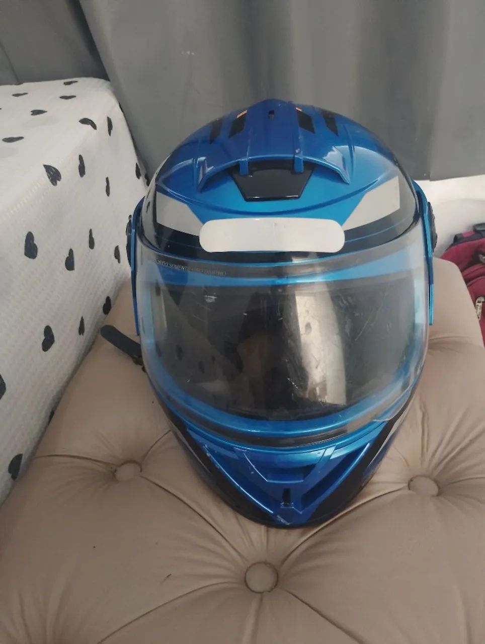Capacete Evo G8 Azul  - Foto 3