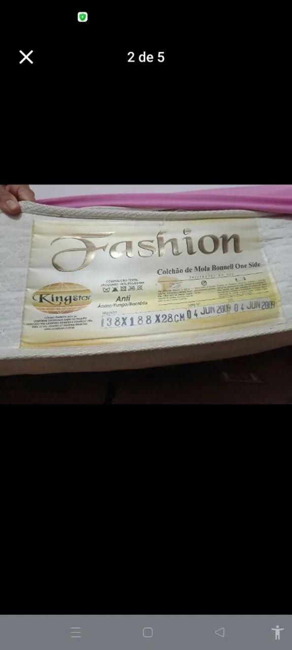 cama e colchão usado  - Foto 3