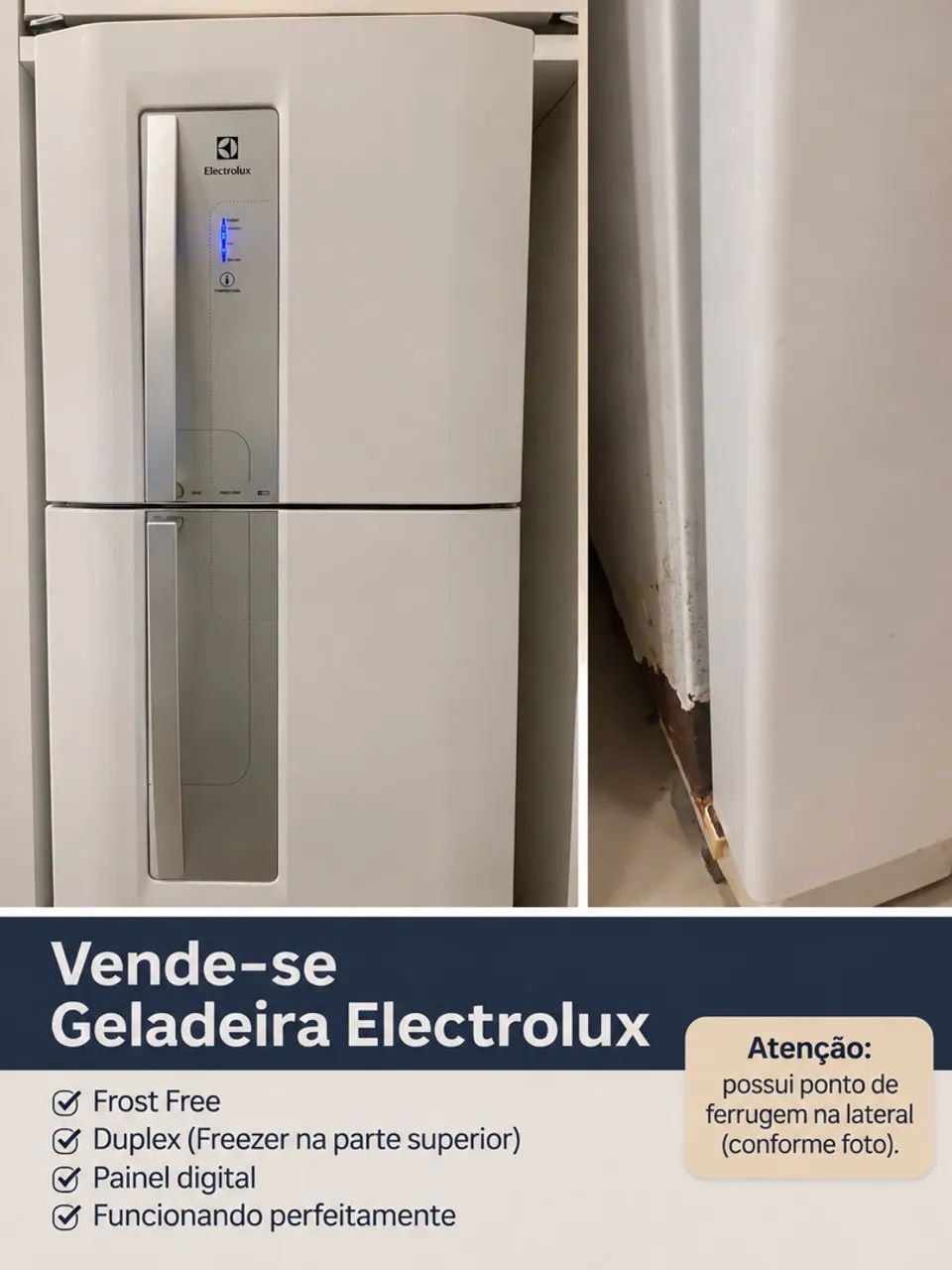 Geladeira Electrolux 382 litros 