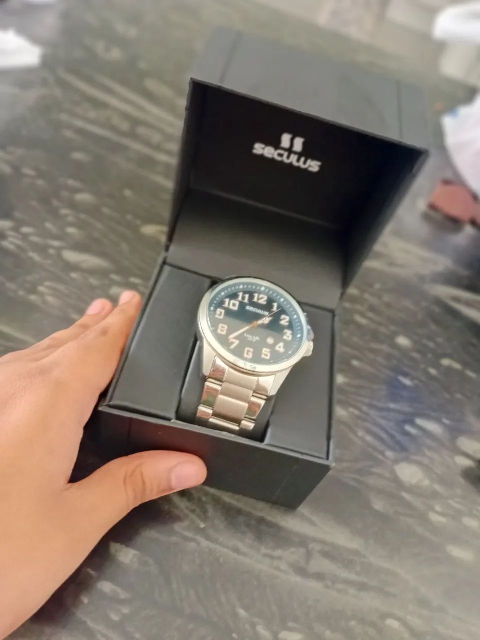 Relógio seculus semi novo  - Foto 4