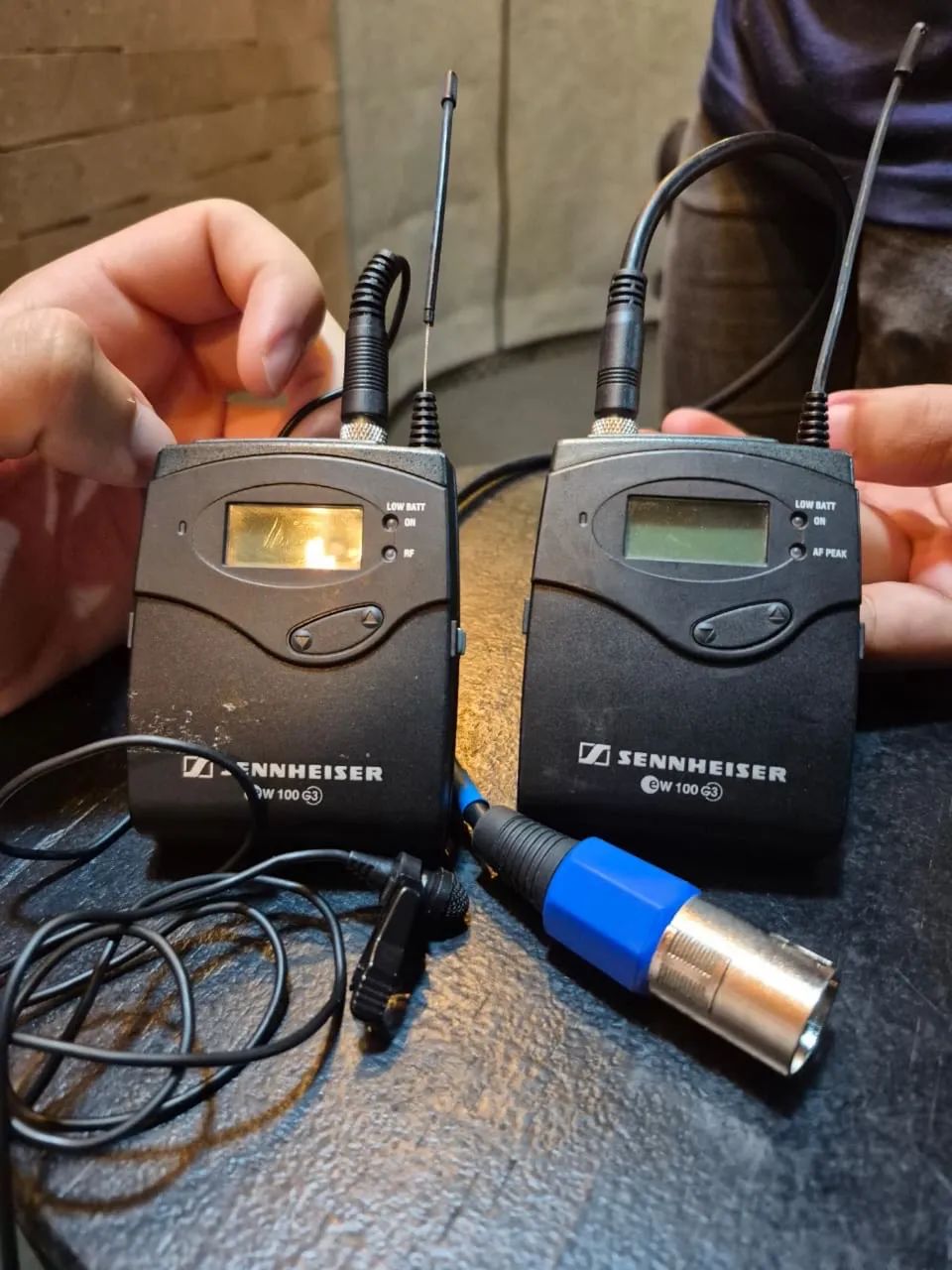 Microfone Sennheiser ew100 G3 - Microfones e Gravadores