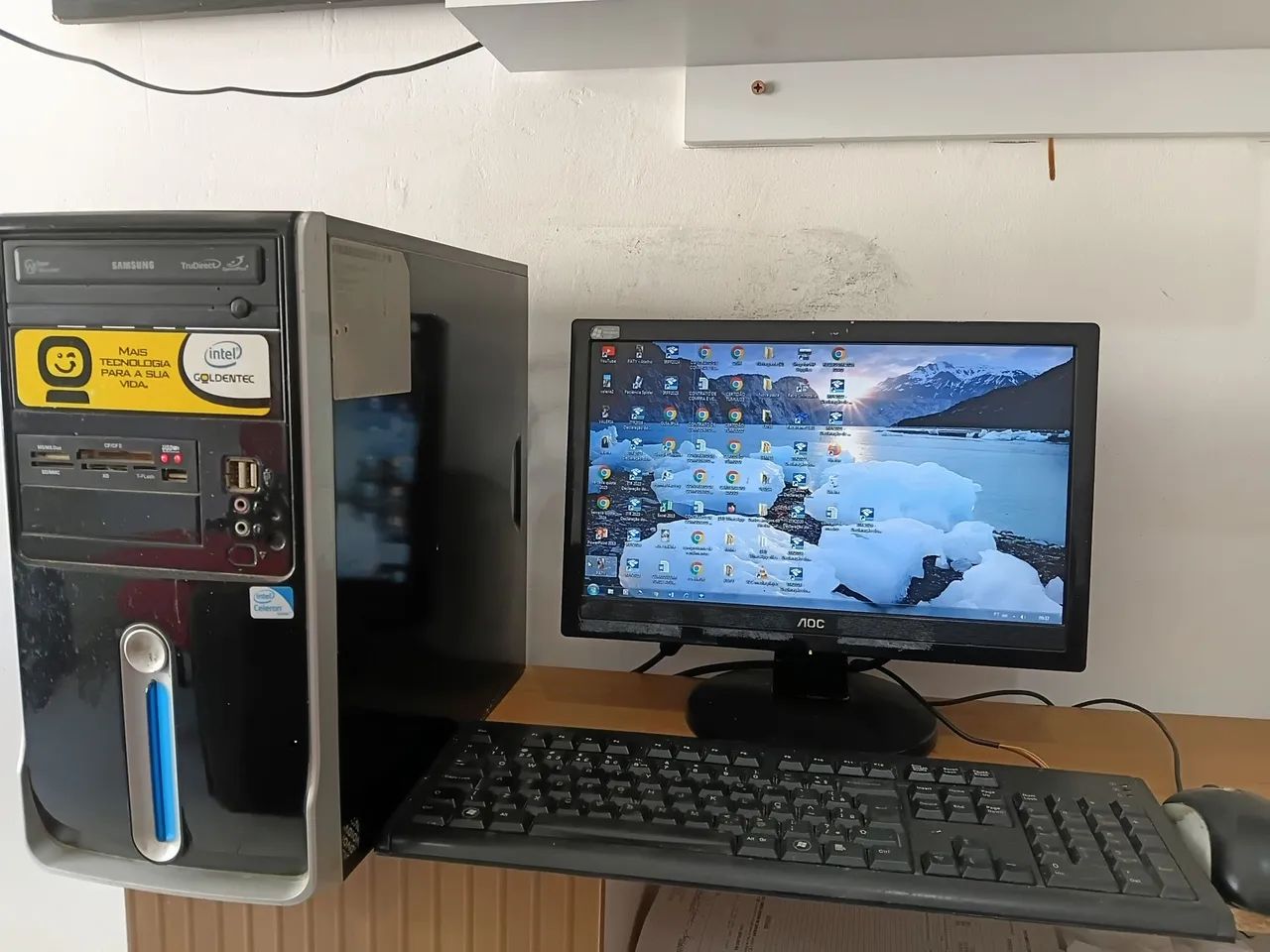 Computador completo (Cpu, Monitor, Teclado e Mouse) - Foto 3