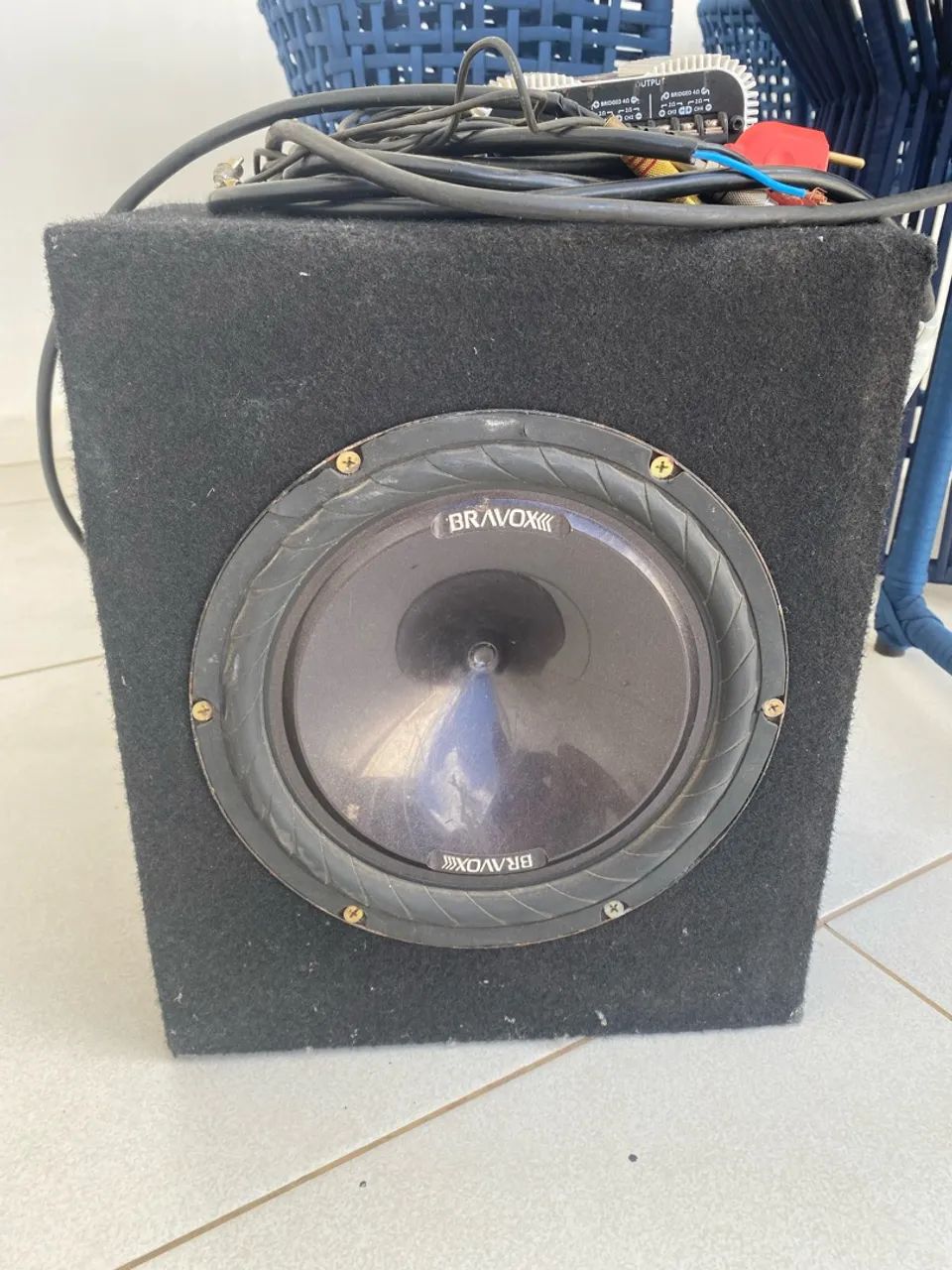 SOM SUB BRAVOX COM MÓDULO TARAMPS TS 400x4