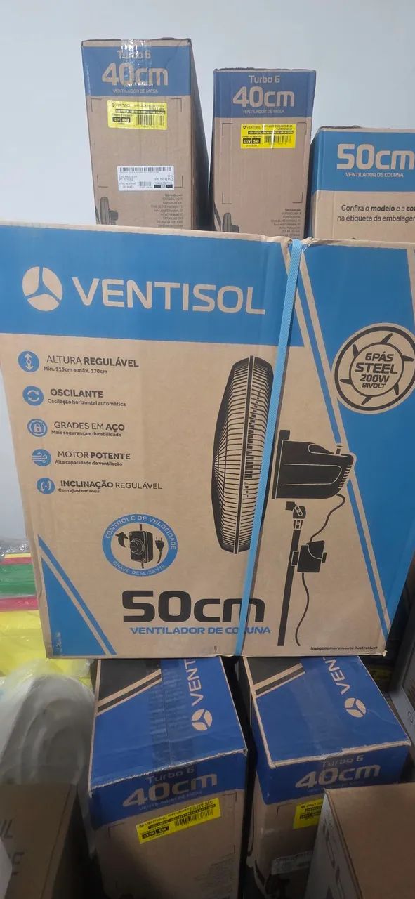 Ventilador de coluna 50cm bivolt - Foto 2