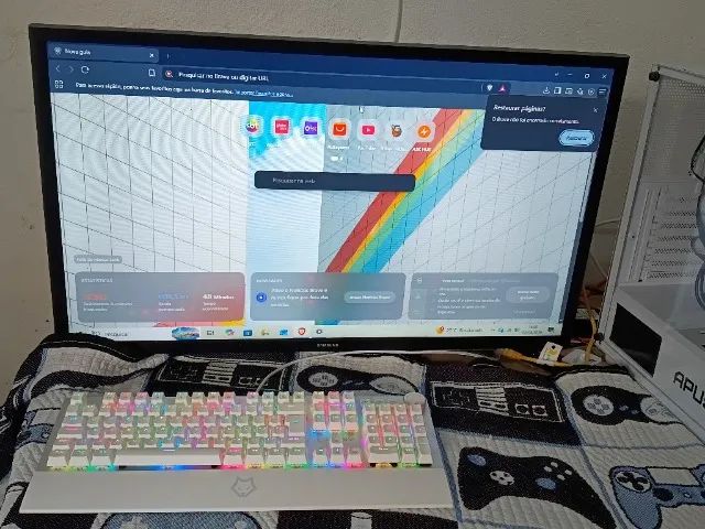 Pc Gamer completo com Monitor e teclado - Foto 5