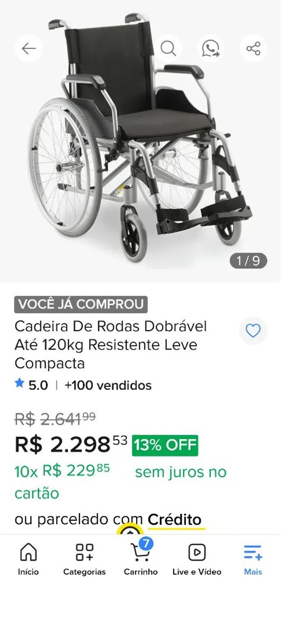 Cadeira de rodas - Foto 3