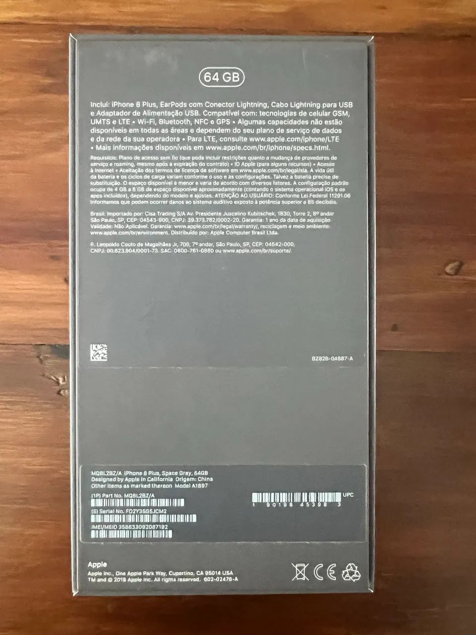 iPhone 8 Plus 64gb cinza espacial - Celulares e Smartphones
