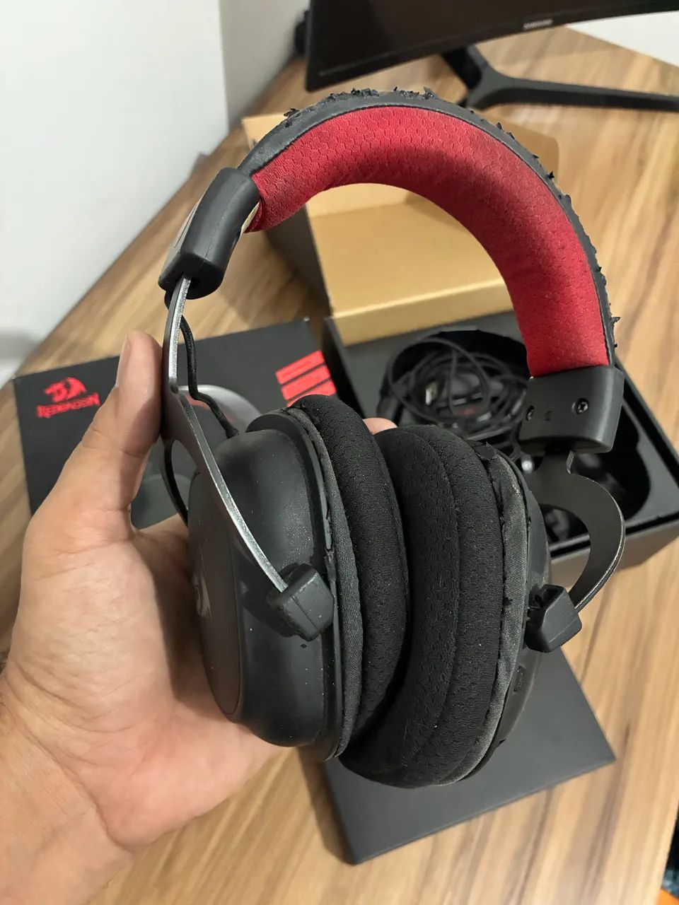 HEADSET SEM FIO RED DRAGON ZEUS PRO   - Foto 2