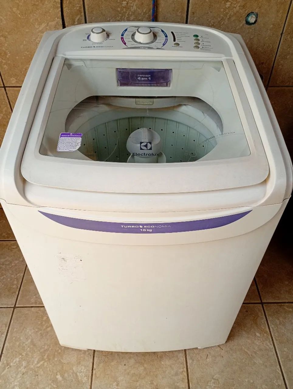 Máquina de lavar roupa Eletrolux 15kilos turbo - Foto 5