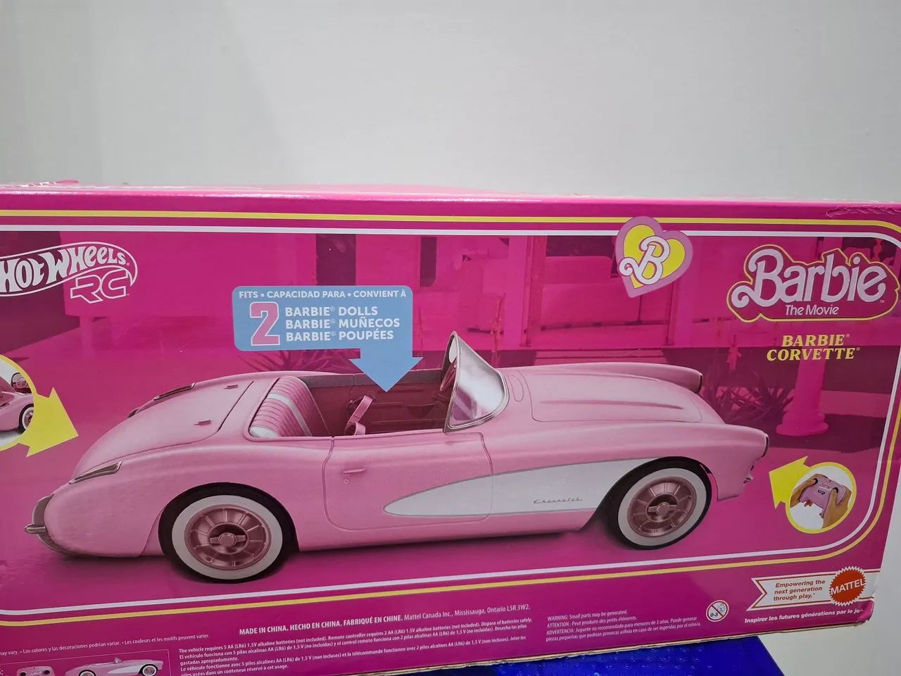 Carro boneca barbie collector corvette - Foto 4