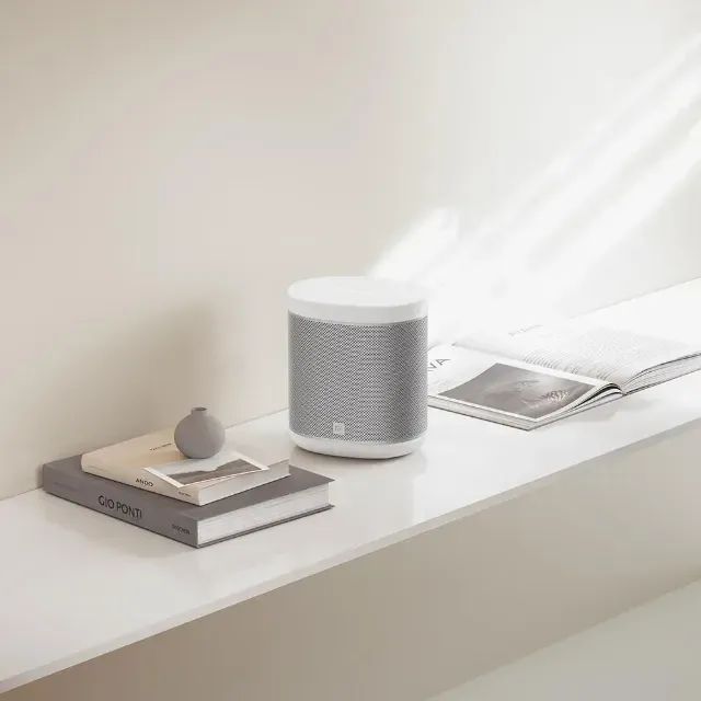Caixa De Som Inteligente Xiaomi Com Google Assistente Cor Branco - Foto 4