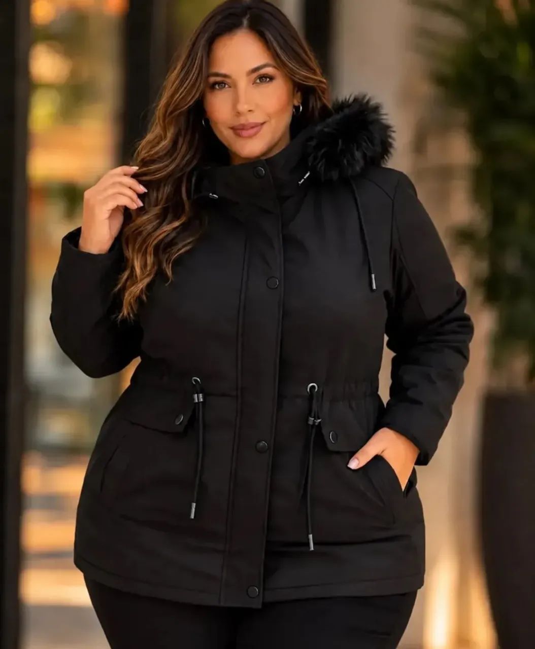 Parka Feminina Plus