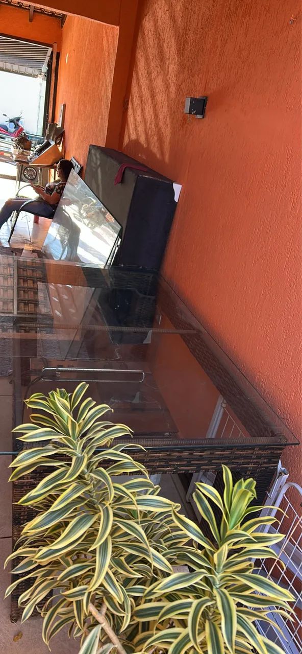 Mesa jantar tampão vidro  - Foto 4