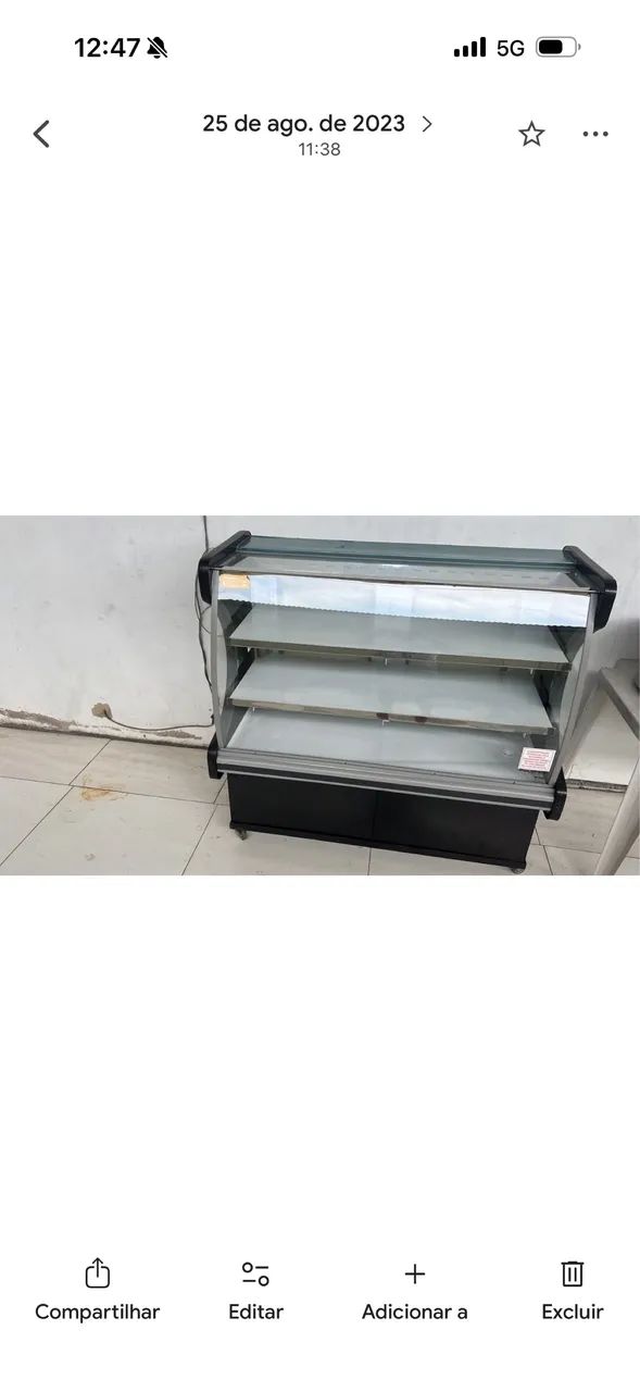 Balcão refrigerado 