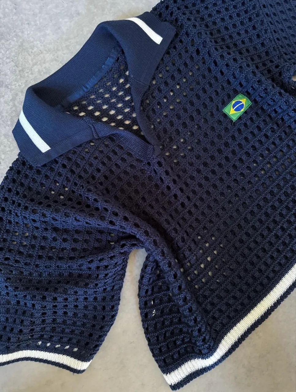 Tricot Cropped Brasil - Foto 2