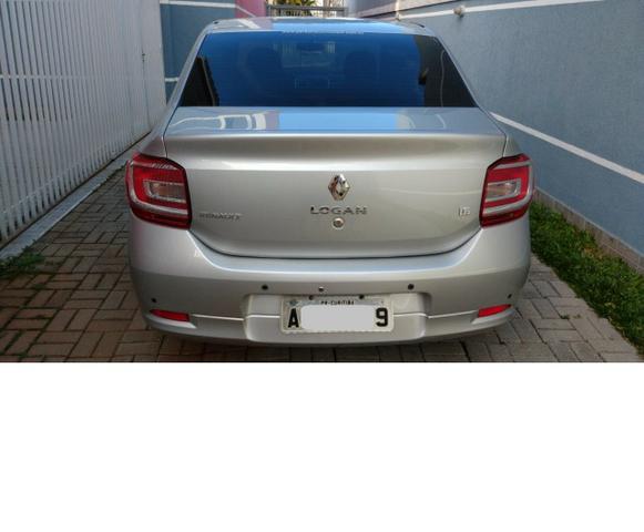 Oferta logan 1.6 dinamique HI-FLEX 1.6 8V com gnv prata impecável 2014 !!! - Foto 7
