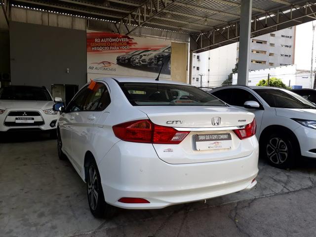 Honda 2015 City 1.5 lx cvt Automatico completo branco confira - Foto 6
