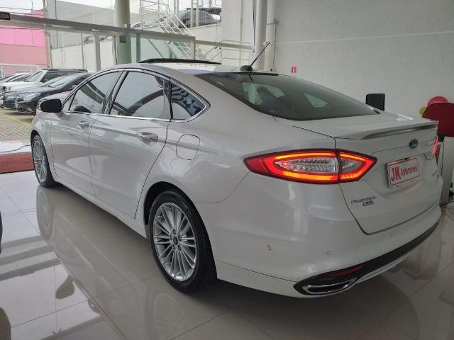 Ford Fusion Titanium Plus AWD Branco, com Teto, 4 pneus novos - Foto 5