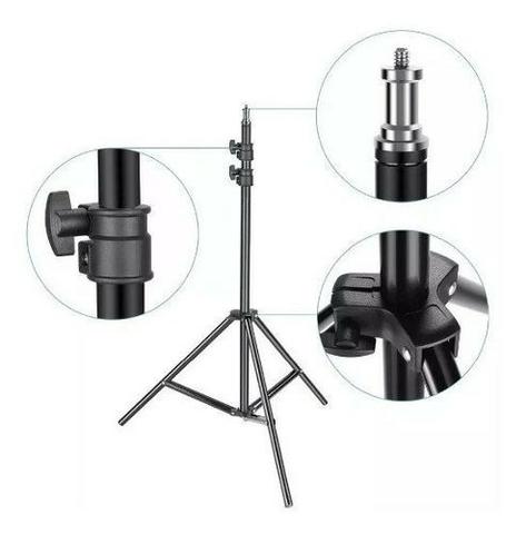 Entrega Grátis!!! Ring Light Foto Make Tripé 2 metros Iluminador Led Com Garantia - Foto 3