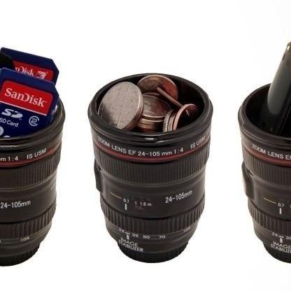 Caneca Térmica Lente Canon 24-105mm - Copo De Alumínio - Foto 3