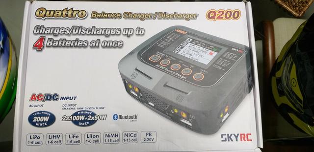 Carregador Bateria Lipo Q200 SkyRC NOVINHO