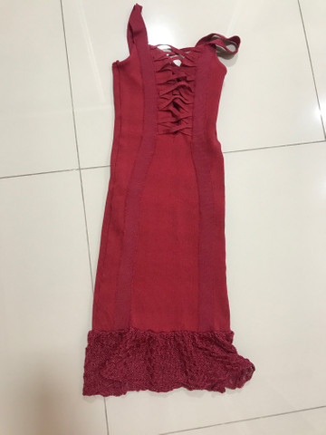 olx vestido vermelho