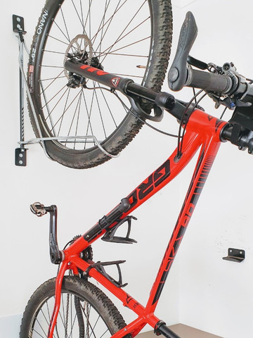 Suporte p/ Bicicleta Altmayer Sport - Kit Completo - Excelente p/ apartamento - Foto 4