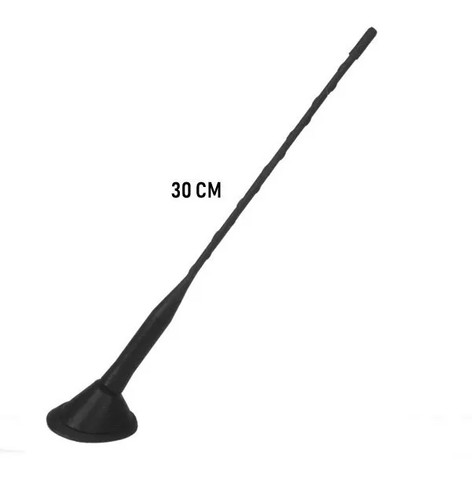 Antena Decorativa Colante Carro Teto Universal 30cm