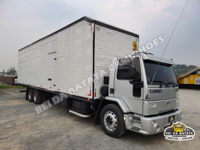 FORD CARGO 2422 CUMMINS TURBO INTERCOOLER TRUCK BAÚ 11,40 METROS LIVRE