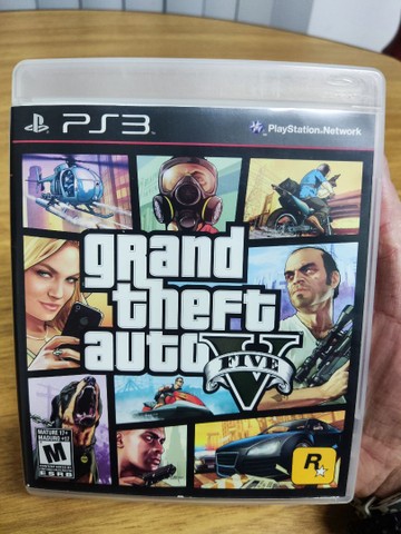 Jogo CD Mídia física PS3 GTA Grand Theft auto V