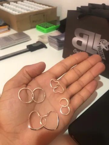 Argolas em prata