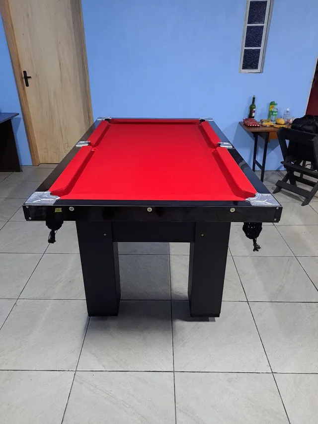 MESA DE SINUCA BILHAR INFANTIL SNOOKER DESMONTAVEL PEZINHO MESA CHAO  COMPLETO MINI CRIANÇA