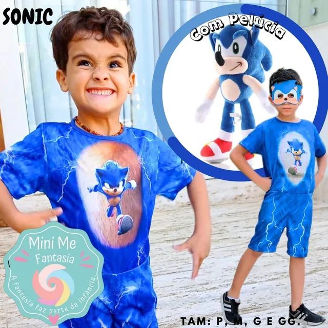 Produtos – Marcado sonic– H2L COSPLAY, fantasia do sonic barata 