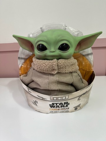 Mattel Plush Baby Yoda Star Wars The Child, Verde, 11 polegadas