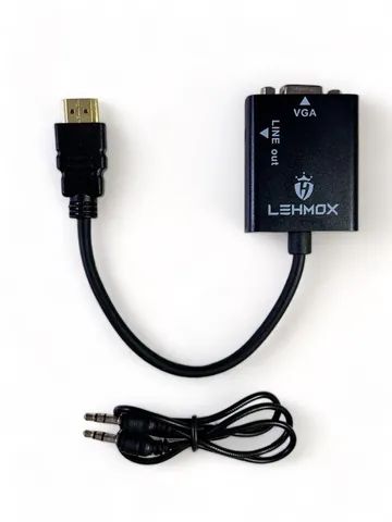 Cabo Conversor HDMI VGA Lehmox LEY-01 - Foto 2