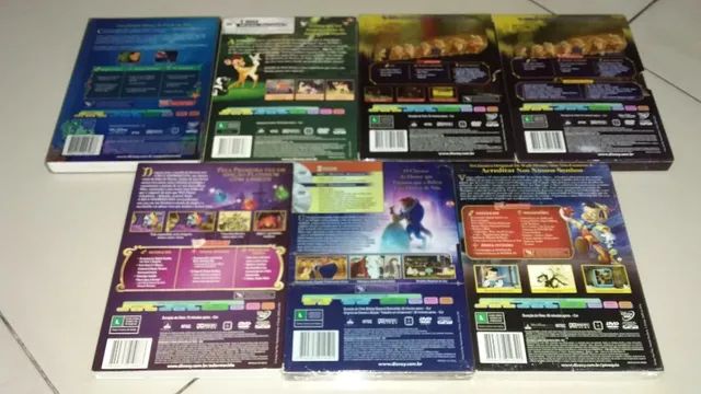 DVD Desenho Walt Disney 7 Títulos e Luva Original - Foto 2