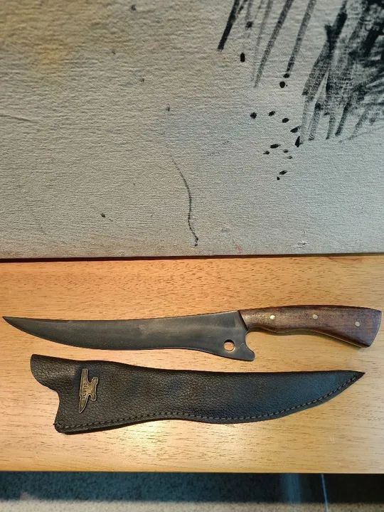 Faca churrasco aço carbono 1070 - Foto 3