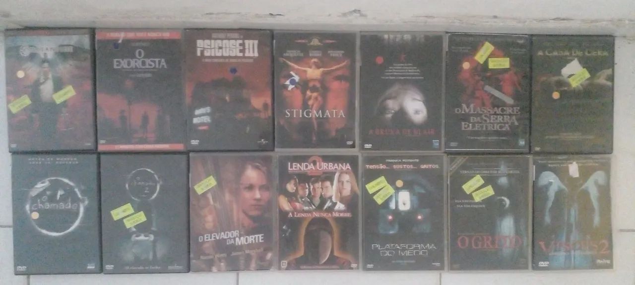 Dvds filmes Terror Originais 
