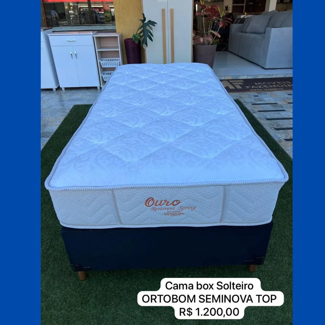 Cama de Solteiro Ortobom - Entregamos