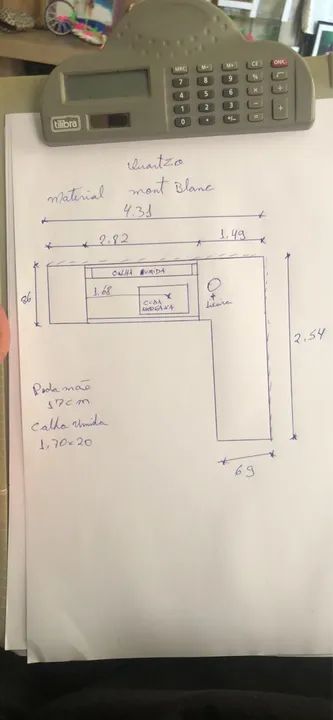 Cozinha Quartzito Mont Blanc  - Foto 6