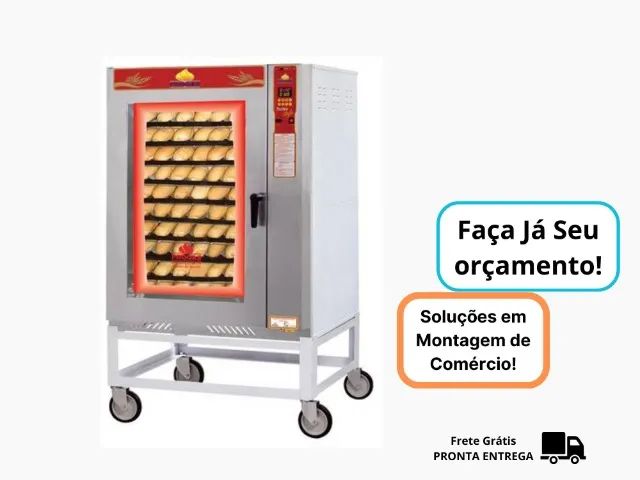 Forno Turbo a Gás 8 Esteiras