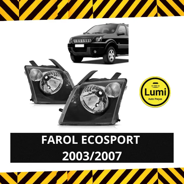 Farol Ecosport 2003/2007 Pisca Cristal - NOVO!!