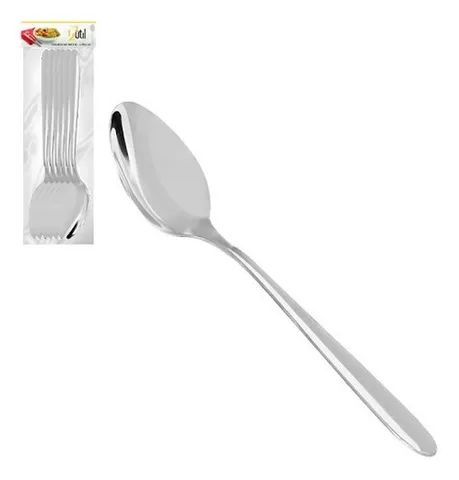 Metal Spoon Set with 6 Pieces