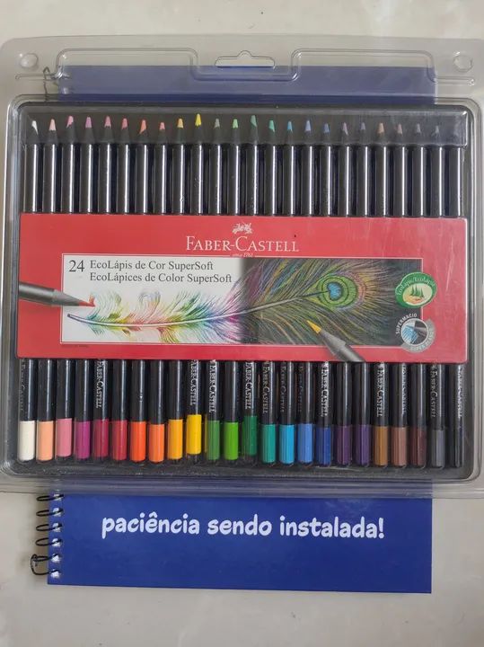 Kit lápis e caderno Faber castell  - Foto 2